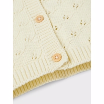 NAME IT Strik Cardigan Jesun Lemon Icing